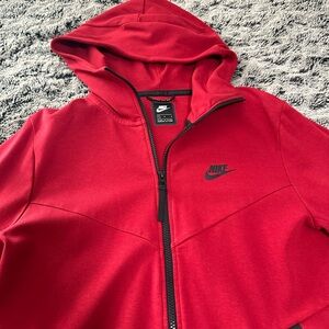 Nike Men's “FlyKnit” Jacket Red